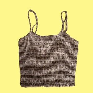 John galt/ brandy Melville cropped scrunched tank